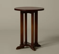 Pierce & Ward OAK AMSTERDAM SCHOOL SIDE TABLE II | Furniture