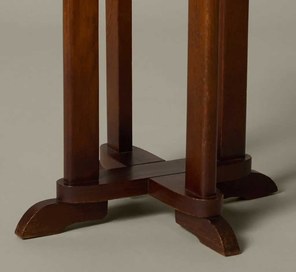 Pierce & Ward OAK AMSTERDAM SCHOOL SIDE TABLE II | Furniture