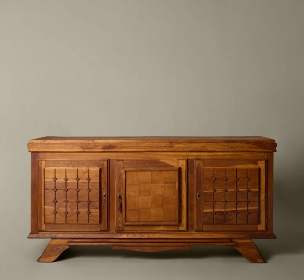 Pierce & Ward OAK SIDEBOARD IN THE STYLE OF CHARLES DUDOUYT | Furniture