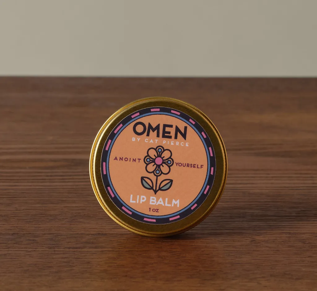 Pierce & Ward OMEN BY CAT PIERCE: LIP BALM 1OZ | Apothecary | Gifts