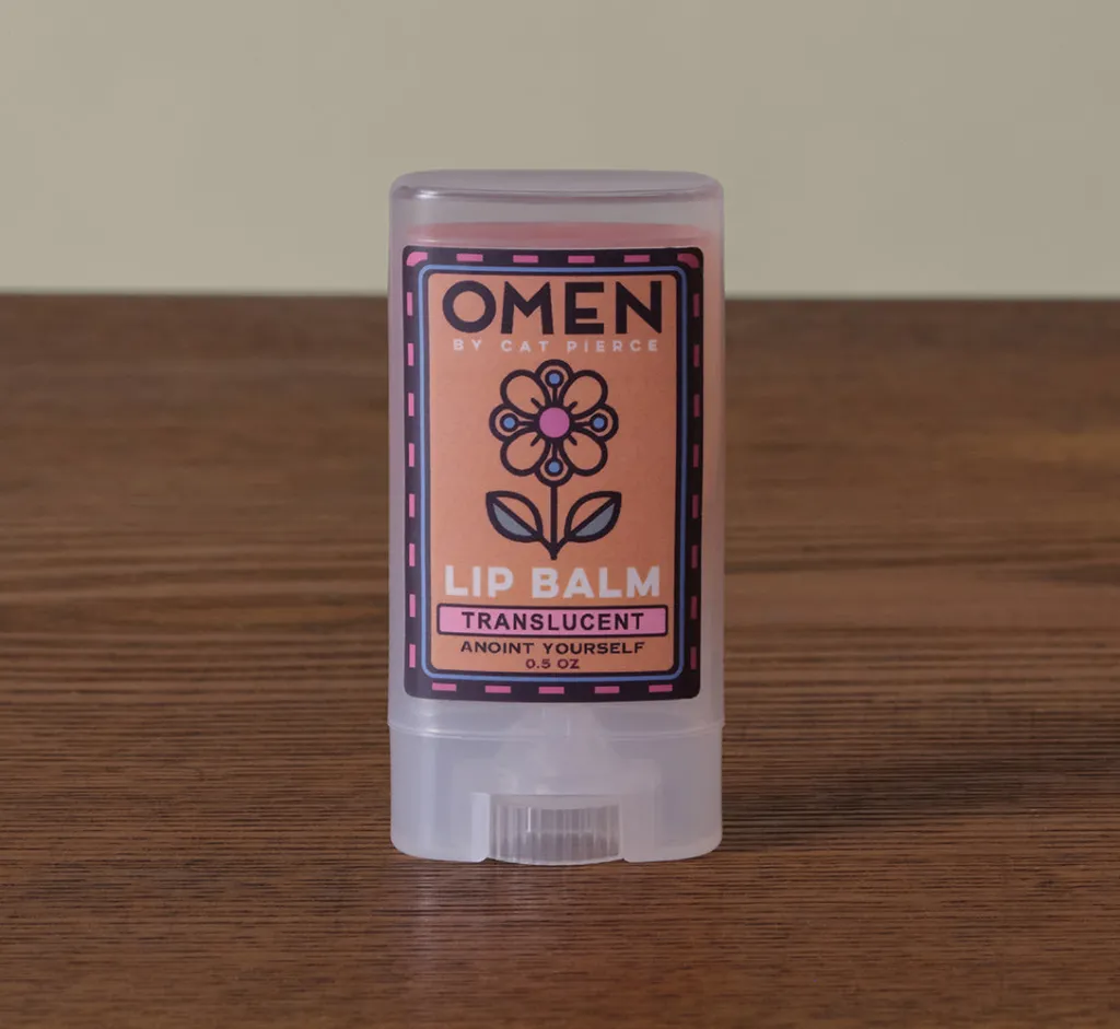 Pierce & Ward OMEN BY CAT PIERCE: TRANSLUCENT LIP BALM | Apothecary