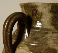 Pierce & Ward OVERSIZED EARTHENWARE FOLK ART SWIRL VASE I | Ceramics | Vessels