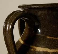 Pierce & Ward OVERSIZED EARTHENWARE FOLK ART SWIRL VASE II | Ceramics | Vessels
