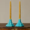 Pierce & Ward PAIR OF ART DECO CERAMIC CANDLE HOLDERS | Ceramics | Candlesticks & Candles