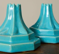 Pierce & Ward PAIR OF ART DECO CERAMIC CANDLE HOLDERS | Ceramics | Candlesticks & Candles
