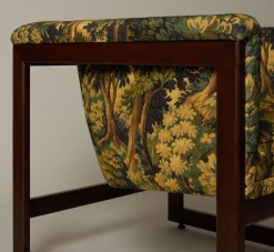 Pierce & Ward PAIR OF FLOATING CUBE ARMCHAIRS IN THE STYLE OF MILO BAUGHMAN | Furniture