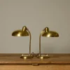 Pierce & Ward PAIR OF GIOVANNI MICHELUCCI BRASS TABLE LAMPS | Lighting