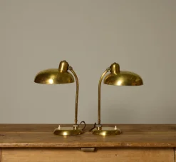 Pierce & Ward PAIR OF GIOVANNI MICHELUCCI BRASS TABLE LAMPS | Lighting