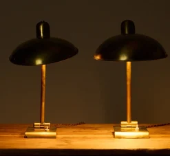 Pierce & Ward PAIR OF ITALIAN TABLE LAMPS IN THE STYLE OF GIOVANNI MICHELUCCI | Lighting