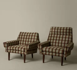Pierce & Ward PAIR OF MID-CENTURY DANISH HIS & HERS ARMCHAIRS | Furniture