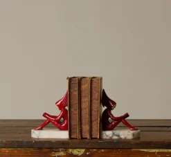 Pierce & Ward PAIR OF 1930S ART DECO PIXIE BOOKENDS ATTR TO J.B. HIRSCH II | Books & Bookends