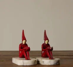 Pierce & Ward PAIR OF 1930S ART DECO PIXIE BOOKENDS ATTR TO J.B. HIRSCH II | Books & Bookends