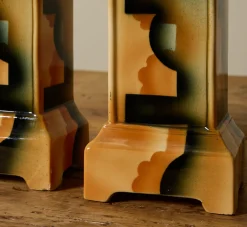 Pierce & Ward PAIR OF 1930S GERMAN AVANT GARDE VASES | Ceramics | Vessels