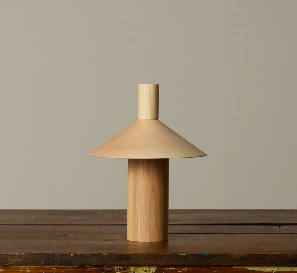 Pierce & Ward PEPA PORTABLE LAMP IN ASH | Lighting