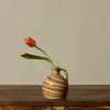 Pierce & Ward PETITE EARTHENWARE FOLK ART SWIRL JUG | Ceramics | Vessels