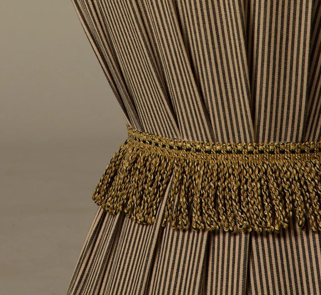 Pierce & Ward DRUM SIDE TABLE IN ESSEX STRIPE | Furniture | Pierce & Ward Collection