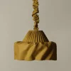 Pierce & Ward LAMPSHADE PENDANT IN MUSTARD OLIVE | Lighting | Pierce & Ward Collection