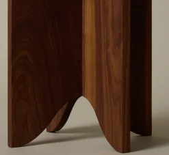 Pierce & Ward LLOYD SIDE STOOL IN OLIVE CHENILLE | Furniture | Pierce & Ward Collection