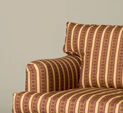 Pierce & Ward LOUISA CLUB CHAIR IN ROSE FABRIC | Furniture | Pierce & Ward Collection