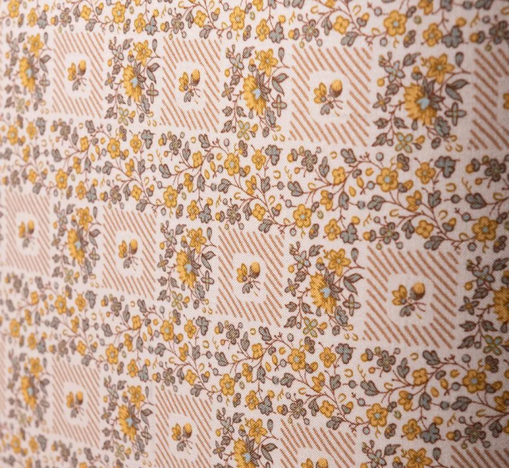 Pierce & Ward OVAL LAMPSHADE IN ENGLISH SCRAPBOOK COTTON | Lighting