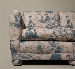 Pierce & Ward SATURDAY SOFA IN PARASOL TOILE (8') | Furniture | Pierce & Ward Collection