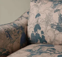 Pierce & Ward SATURDAY SOFA IN PARASOL TOILE (8') | Furniture | Pierce & Ward Collection
