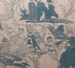 Pierce & Ward SATURDAY SOFA IN PARASOL TOILE (8') | Furniture | Pierce & Ward Collection