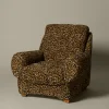 Pierce & Ward VITTI CHAIR IN LEOPARD CHENILLE | Furniture | Pierce & Ward Collection