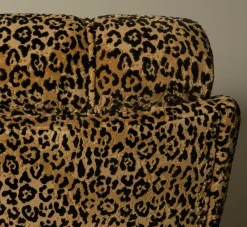 Pierce & Ward VITTI CHAIR IN LEOPARD CHENILLE | Furniture | Pierce & Ward Collection