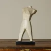 Pierce & Ward PLASTER ANGULAR SCULPTURE OF A FEMALE TORSO | Objets D'Art