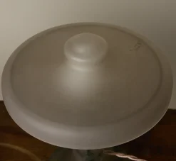 Pierce & Ward 1920s ART DECO FROSTED GLASS LAMP IN THE STYLE OF LEGRAS | Lighting