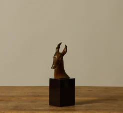 Pierce & Ward 1940S FRENCH PATINATED BRONZE ANTELOPE | Objets D'Art