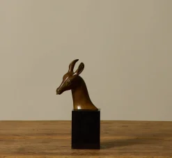 Pierce & Ward 1940S FRENCH PATINATED BRONZE ANTELOPE | Objets D'Art