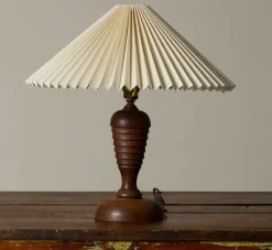 Pierce & Ward 1950S FRENCH TURNED WOOD LAMP IN THE STYLE OF CHARLES DUDOUYT | Lighting