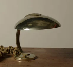 Pierce & Ward 1940'S GERMAN BRASS LAMP BY EGON HILLEBRAND | Lighting