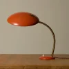 Pierce & Ward 1950S GERMAN ORANGE LACQUERED TABLE LAMP | Lighting