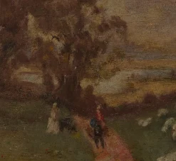 Pierce & Ward 1950S IMPRESSIONIST SHEPHERDS LANDSCAPE | Art