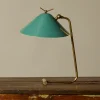 Pierce & Ward 1960S ITALIAN AQUA GREEN DESK LAMP | Lighting