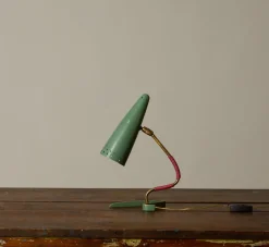 Pierce & Ward 1950S ITALIAN MINT GREEN TABLE LAMP | Lighting