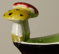 Pierce & Ward 1930S ITALIAN POLYCHROME CERAMIC MUSHROOM BOWL | Ceramics | Vessels