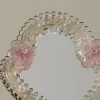 Pierce & Ward 1950S MURANO VENETIAN GLASS WITH PINK FLOWERS I | Mirrors
