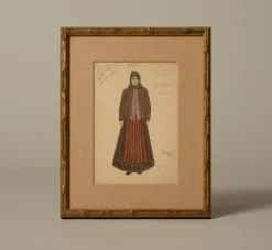 Pierce & Ward 1950S THEATER COSTUME DESIGN STUDY III | Art