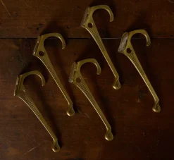 Pierce & Ward SET OF 5 DUTCH ART DECO COAT HOOKS | Objets D'Art