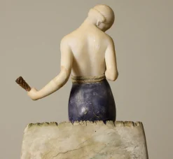 Pierce & Ward 19TH CENTURY ART DECO ITALIAN MARBLE SCULPTURE BY EMILIO FIASCHI | Objets D'Art