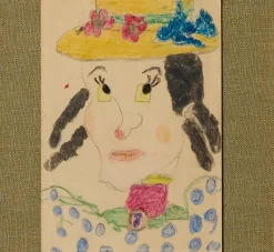 Pierce & Ward 20TH CENTURY FOLK ART PORTRAIT | Art