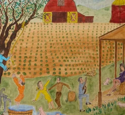 Pierce & Ward 20TH CENTURY FOLK ART PAINTING 