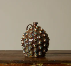 Pierce & Ward 20TH CENTURY FOLK ART POTTERY EYEBALL JUG | Ceramics | Vessels