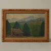 Pierce & Ward 20TH CENTURY MOUNTAIN CABIN LANDSCAPE | Art