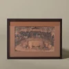 Pierce & Ward 19TH CENTURY WATERCOLOR OF COCK FIGHT | Art