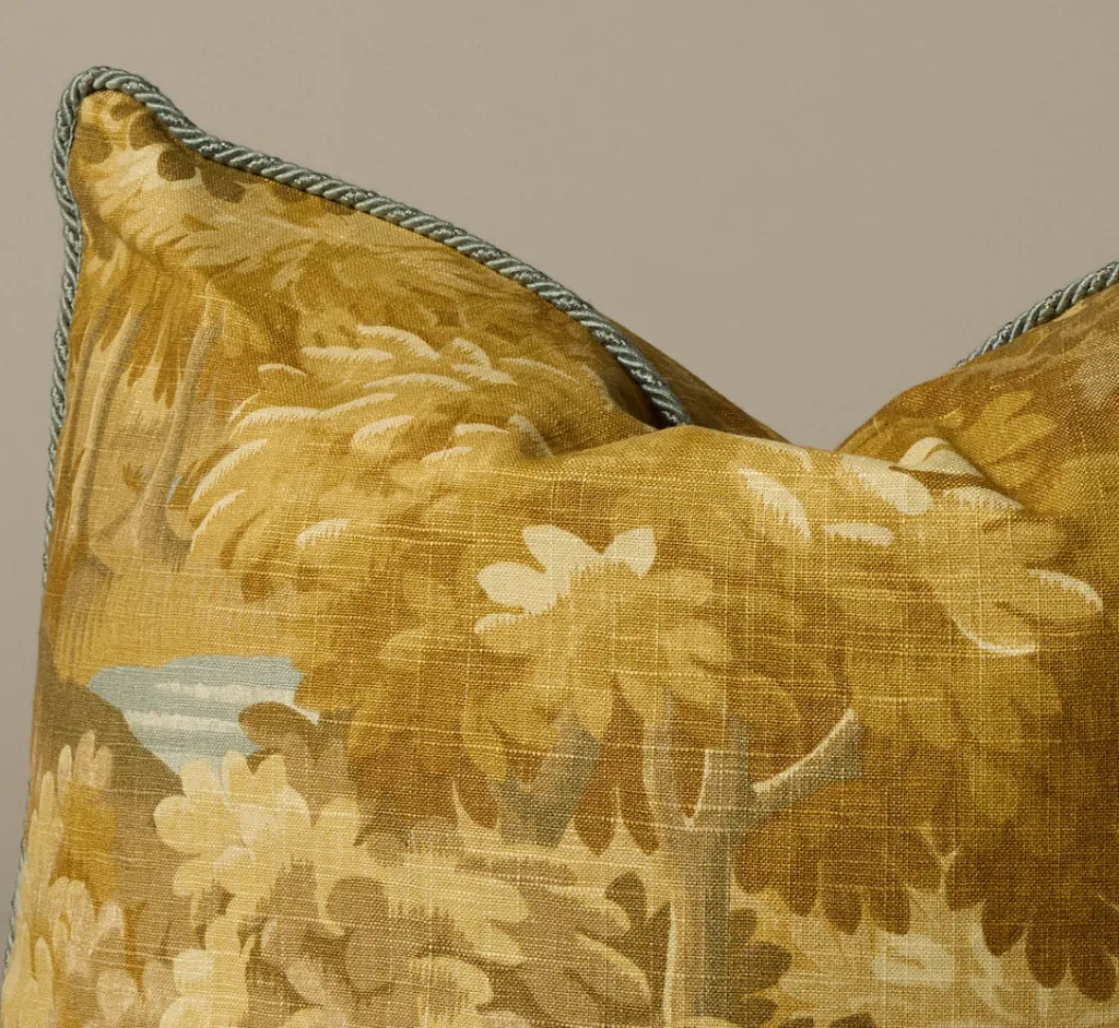Pierce & Ward THE FANCY GOLDEN PAPER MOON PILLOW | Pillows | Pierce & Ward Collection